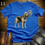 Vintage Cigar Bloodhound Softstyle T Shirt Royal | Cigar Bloodhound Tee