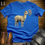 Vintage Cigar Alpaca Softstyle T Shirt Royal | Cigar Alpaca Tee