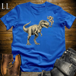 Vintage Cigar Allosaurus Softstyle T Shirt Royal | Cigar Allosaurus Tee