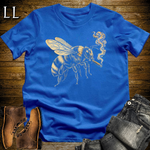 Vintage Cigar Bumblebee Softstyle T Shirt Royal | Cigar Bumblebee Tee