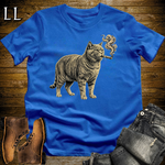 Vintage Cigar British Shorthair Softstyle T Shirt Royal | Cigar British Shorthair Tee