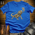Vintage Cigar Bearded Dragon Softstyle T Shirt Royal | Cigar Bearded Dragon Tee