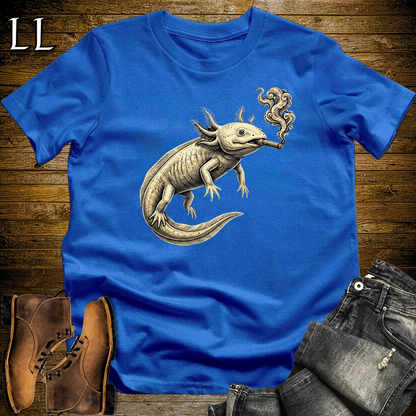 Vintage Cigar Axolotl Softstyle T Shirt Royal | Cigar Axolotl Tee