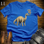 Vintage Cigar Apatosaurus Softstyle T Shirt Royal | Cigar Apatosaurus Tee
