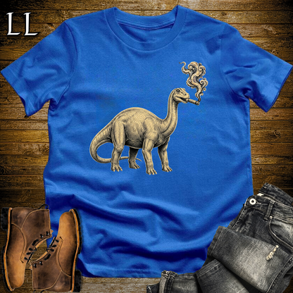 Vintage Cigar Apatosaurus Softstyle T Shirt Royal | Cigar Apatosaurus Tee