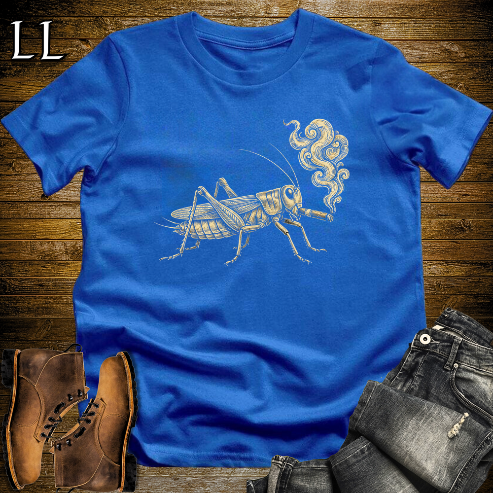 Vintage Cigar Cricket Softstyle T Shirt Royal Blue | Cigar Cricket Graphic Tee