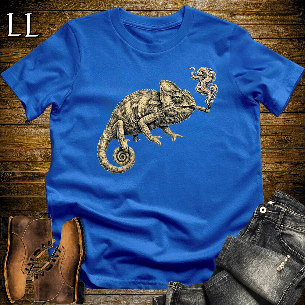 Vintage Cigar Chameleon Softstyle T Shirt Royal | Vintage Cigar Tee