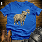 Vintage Cigar Capybara Softstyle T Shirt Royal | Vintage Cigar Lover Tee