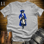 African Blue Pirate King Softstyle Tee Sport Grey | African Warrior Tee