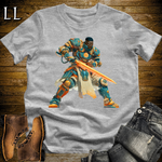 African Space Warrior Sport Grey | Space Warrior Shirt