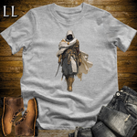 African Golden Assassin Softstyle Tee Sport Grey | African Warrior Tee