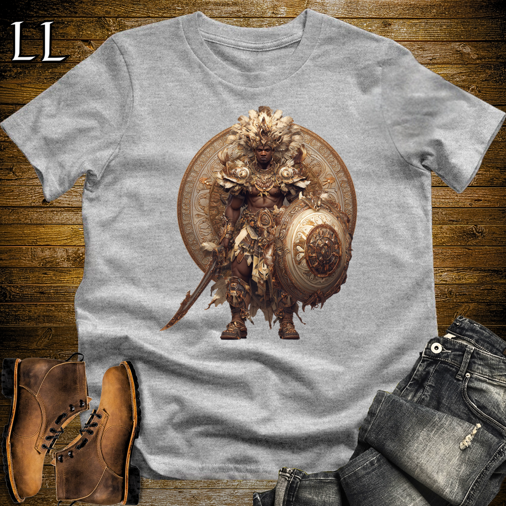 African Warrior King Sport Grey | African Pride Tee