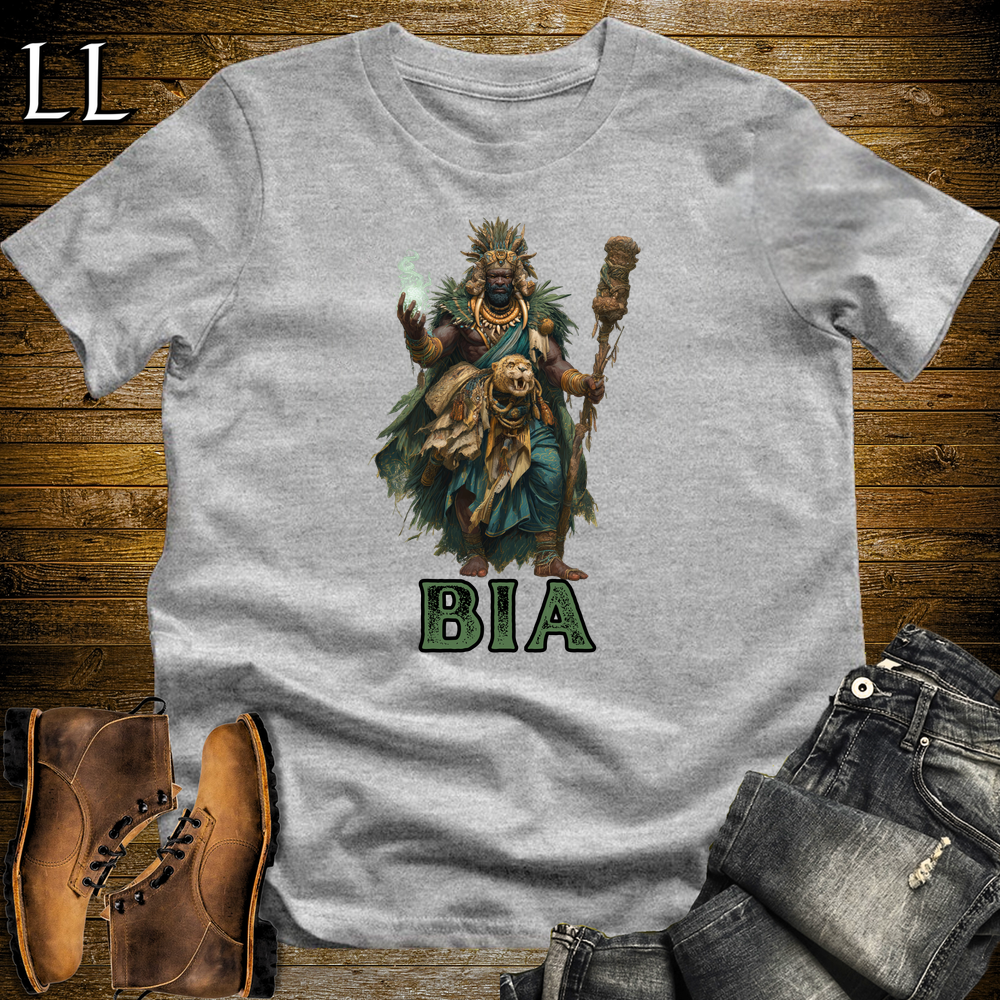 Bia African God Softstyle Tee - Sport Grey