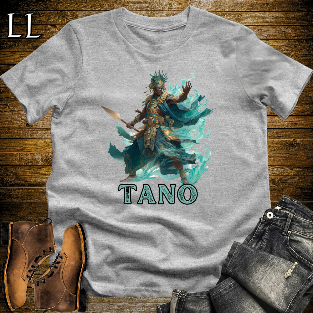 Tano African God Softstyle Tee - Sport Grey