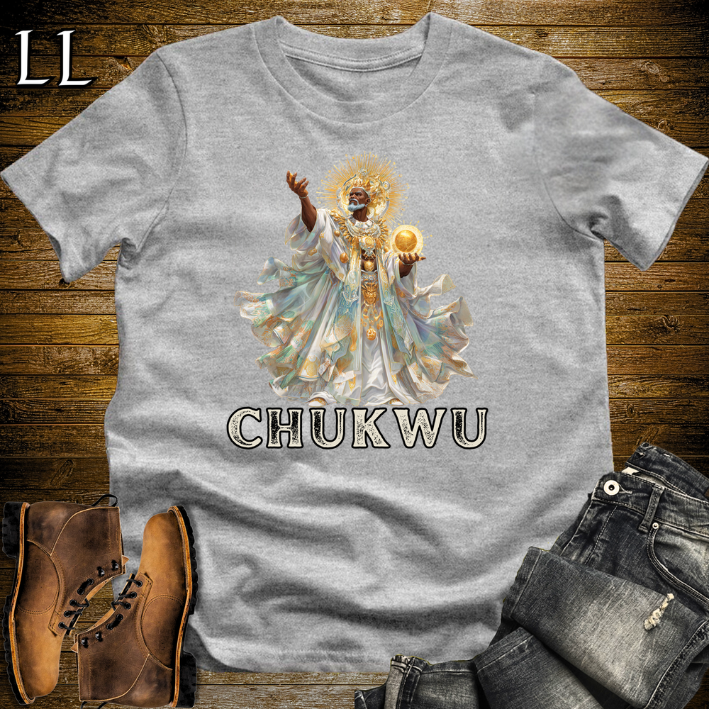 Chukwu African God Softstyle Tee - Sport Grey