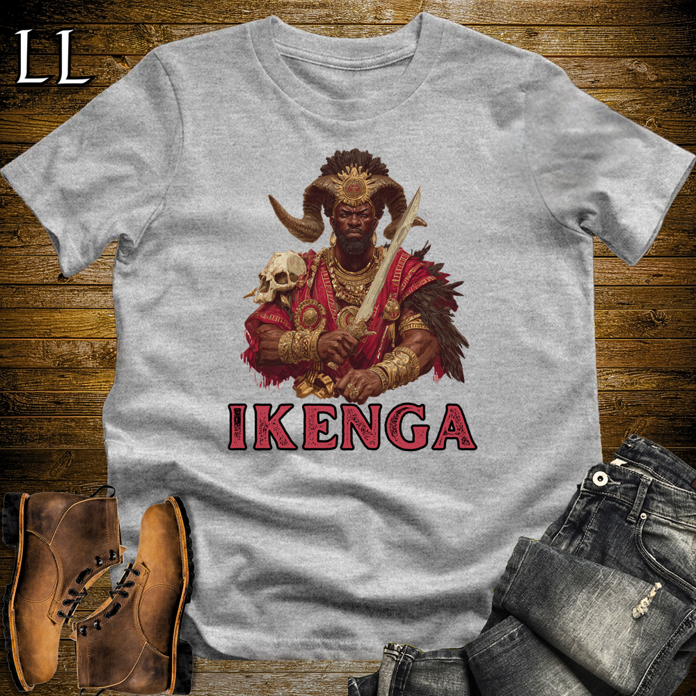 Ikenga African God Softstyle Tee - Sport Grey