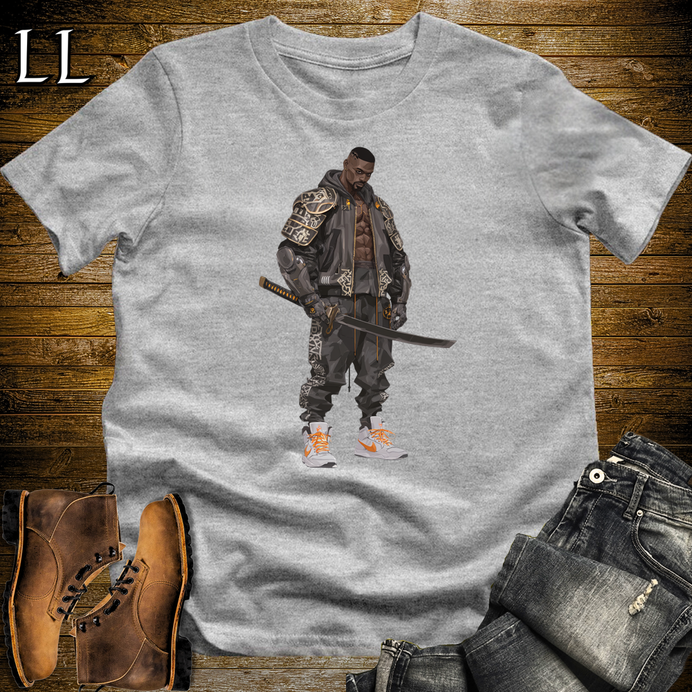 African Street Bodybuilder Samurai - Sport Grey