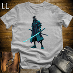 African Ai Samurai Sport Grey | African Warrior Tee
