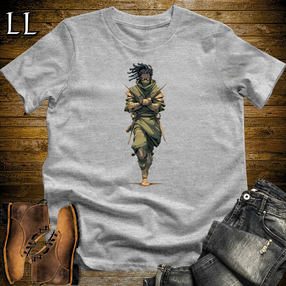 African Desert Assassin Softstyle Tee Sport Grey | African Warrior Tee