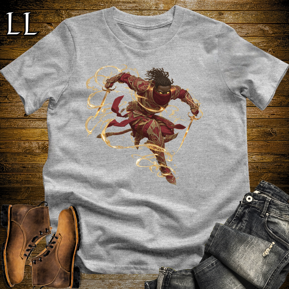 African Kingslayer Assassin Softstyle Tee Sport Grey | African Warrior Tee