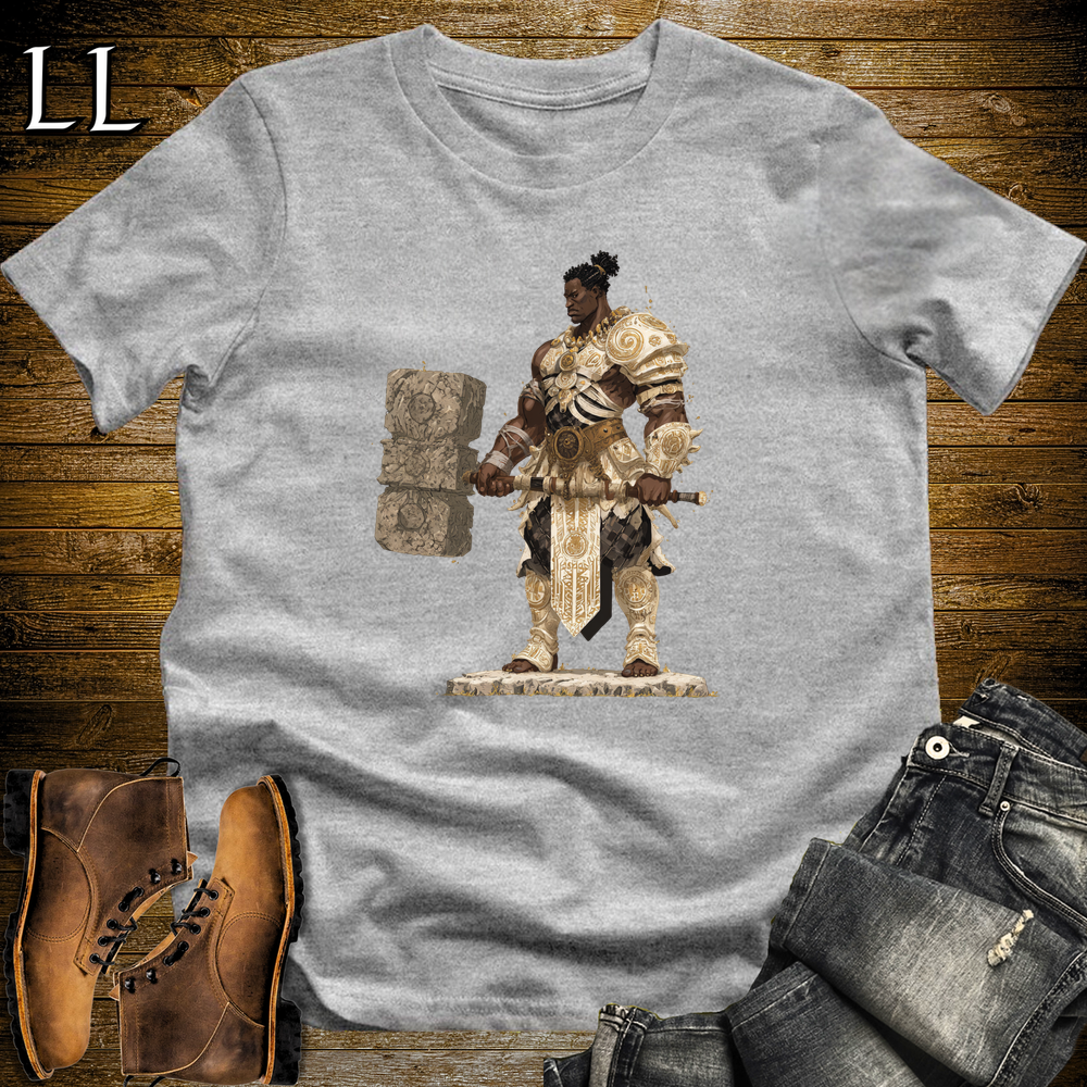 African Holy Barbarian Softstyle Tee Sport Grey | African Warrior Tee