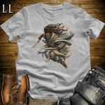 African Ancient Ways Assassin Softstyle Tee Sport Grey | African Warrior Tee