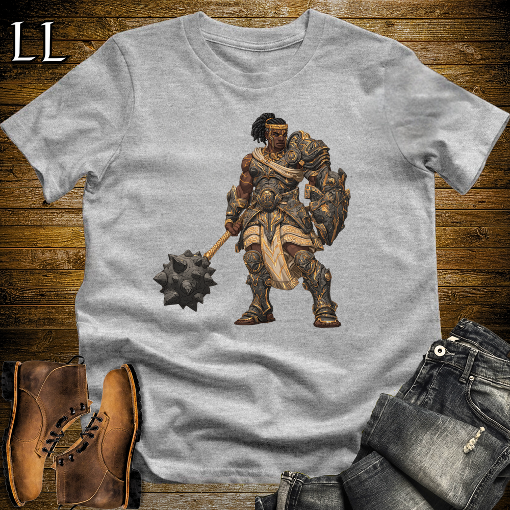 African Stone Barbarian Softstyle Tee Sport Grey | African Warrior Tee