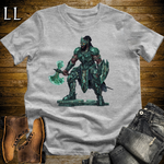 African Emerald Warrior Softstyle Tee - Sport Grey