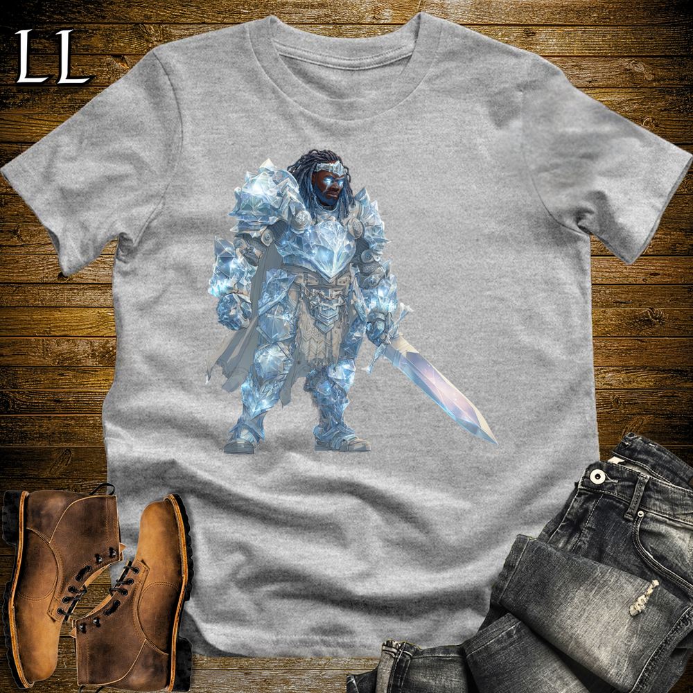 African Diamond Armor King Softstyle Tee Sport Grey | African Royal Warrior