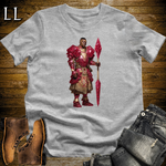 African Ruby Spear Warrior Softstyle Tee - Sport Grey