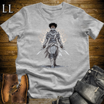 African Wind Walker Assassin Softstyle Tee Sport Grey | African Warrior Tee