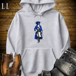 African Blue Pirate King Sport Grey | African Warrior Hoodie
