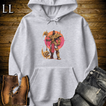 African Galactic Axe King Hooded Sweatshirt Sport Grey | Galactic Axe
