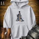 African Silver Blossom Samurai Queen Sport Grey | African Warrior Hoodie