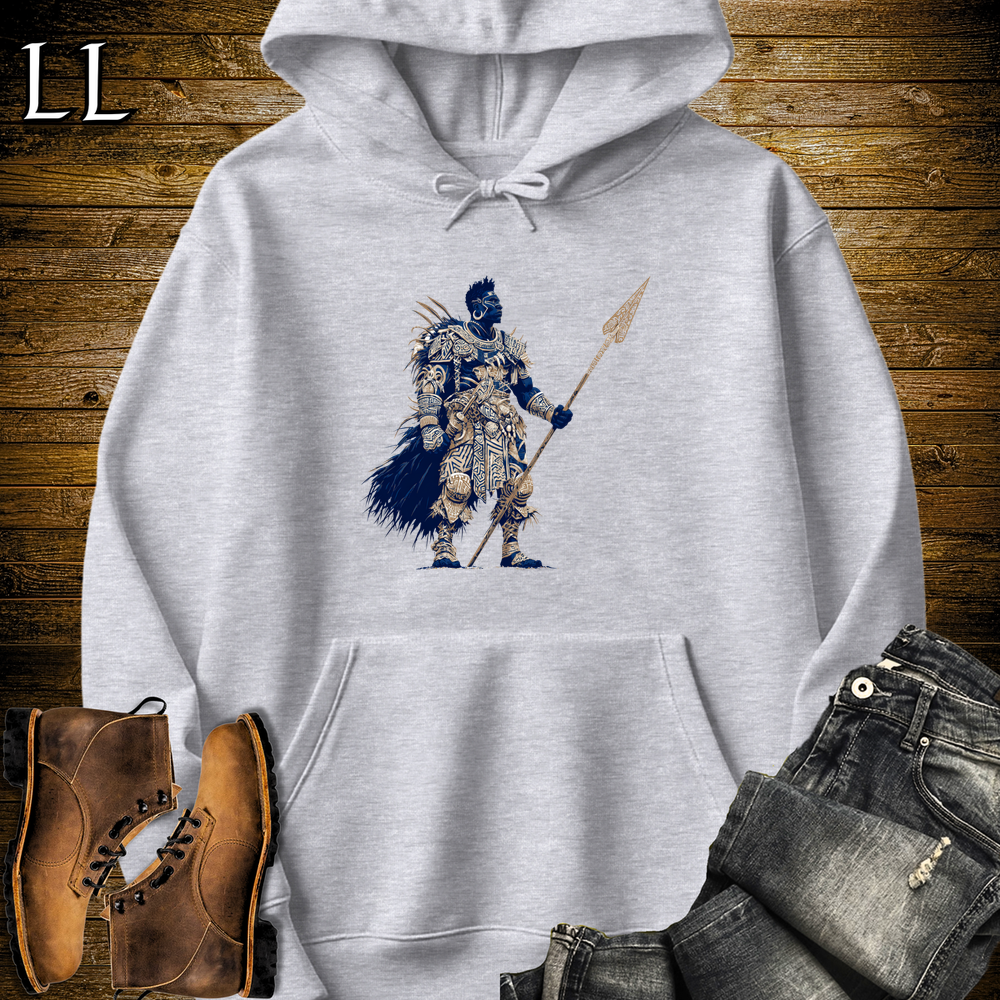 African Royal Bonespear Master Hooded Sweatshirt - Sport Grey