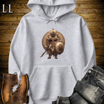 African Warrior King Hooded Sweatshirt Sport Grey | King Warrior