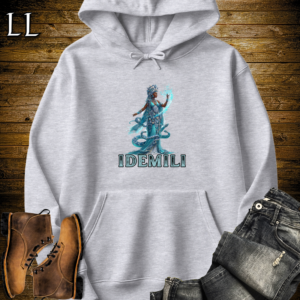 Idemili African Goddess Hooded Sweatshirt - Sport Grey