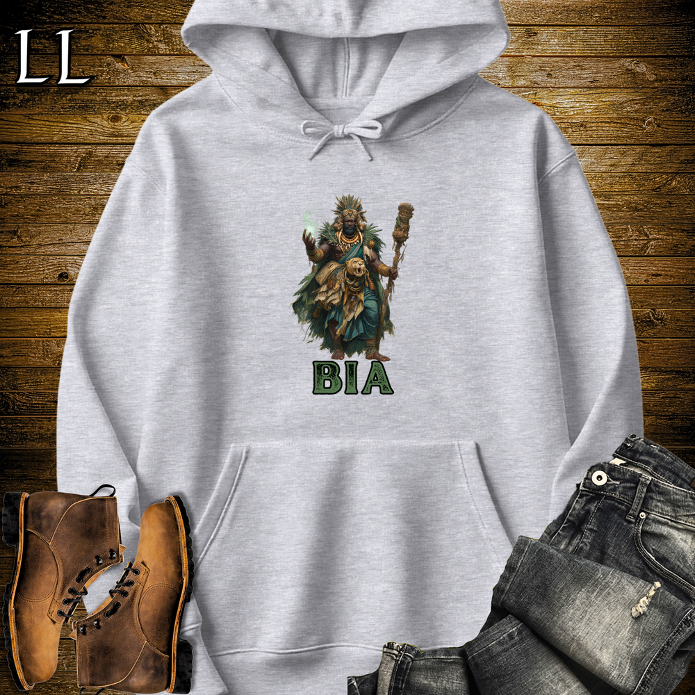 Bia African God Hooded Sweatshirt - Sport Grey