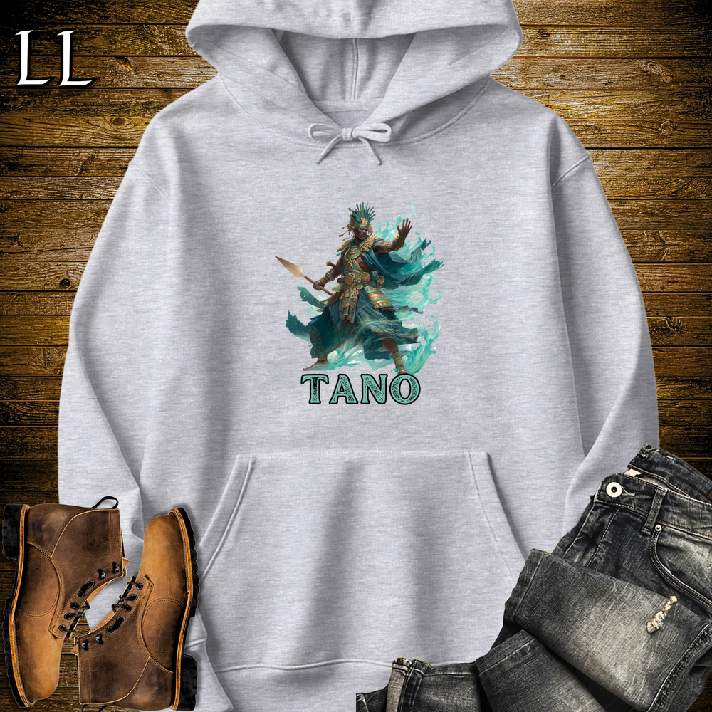 Tano African God Hooded Sweatshirt - Sport Grey