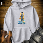Oshun African Goddess Hooded Sweatshirt Sport Grey | African Goddess Sweatshirt