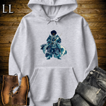 African Crashing Wave Samurai Sport Grey | African Warrior Hoodie