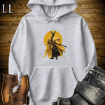 African Rising Sun Samurai Sport Grey | African Warrior Hoodie