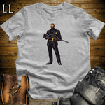African 16 Bit Hitman Sniper Sport Grey | African Warrior Tee