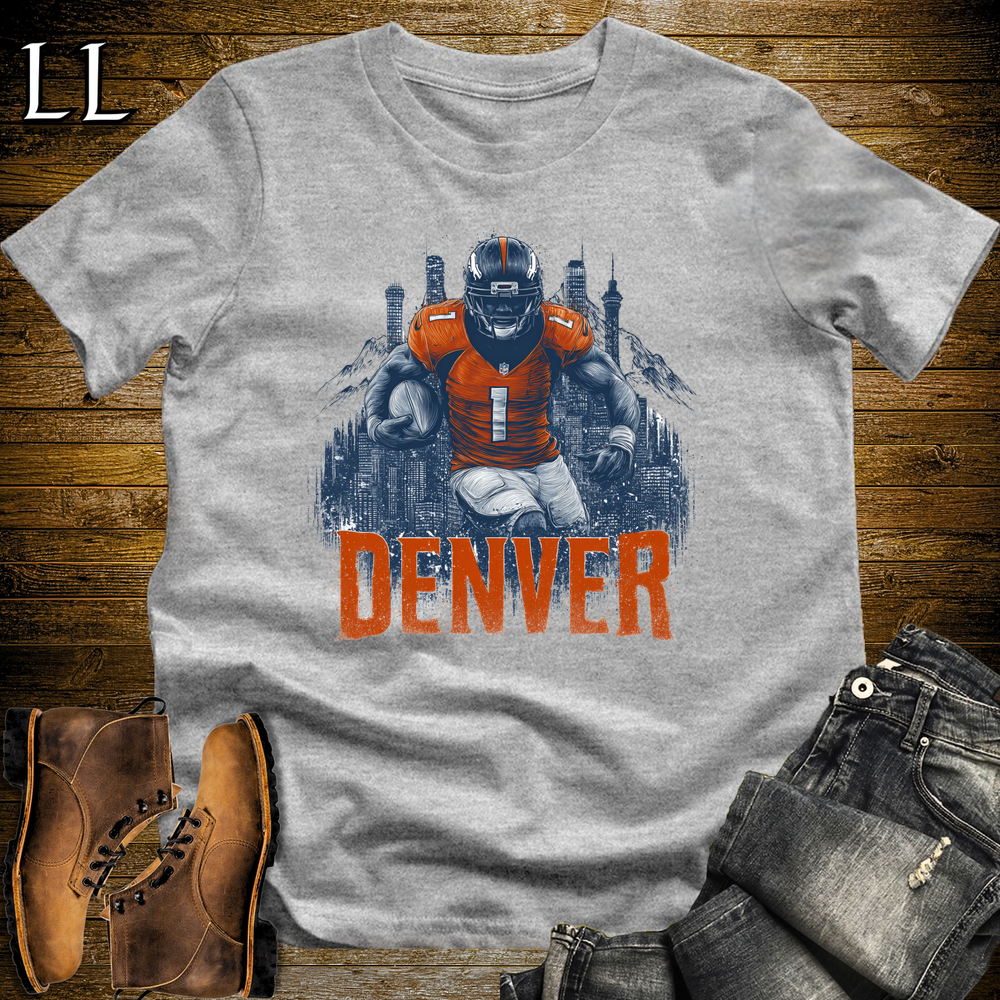 Denver Broncos Shirt Sport Grey | NFL Fan Tee
