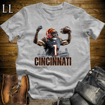 Cincinnati Bengals Shirt Sport Grey | NFL Fan Tee