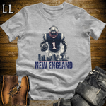 Patriots Football Shirt Sport Grey | New England Fan Tee