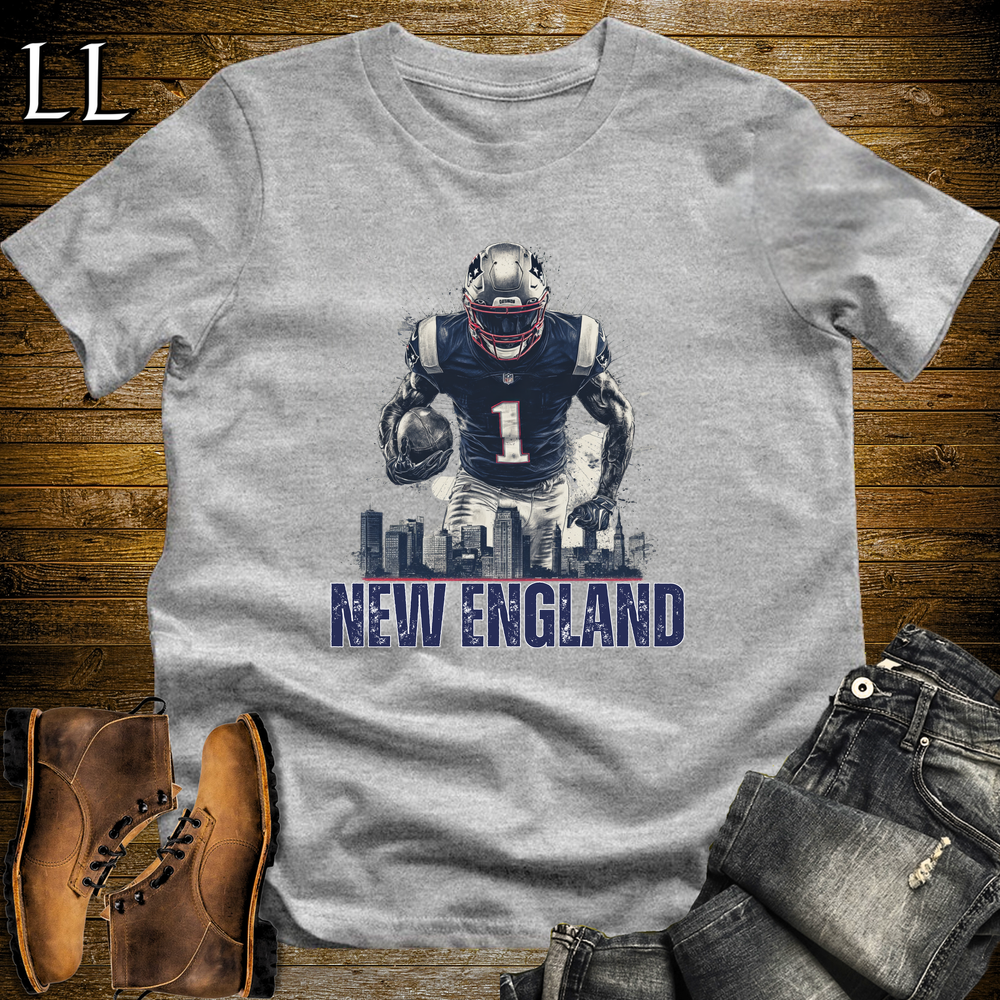 Patriots Football Shirt Sport Grey | New England Fan Tee
