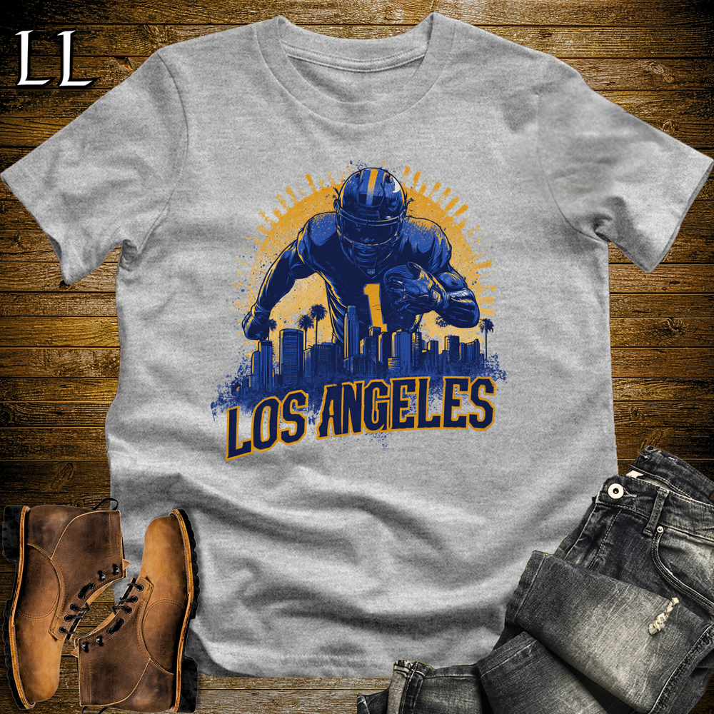 Chargers Football Shirt Sport Grey | LA Fan Tee