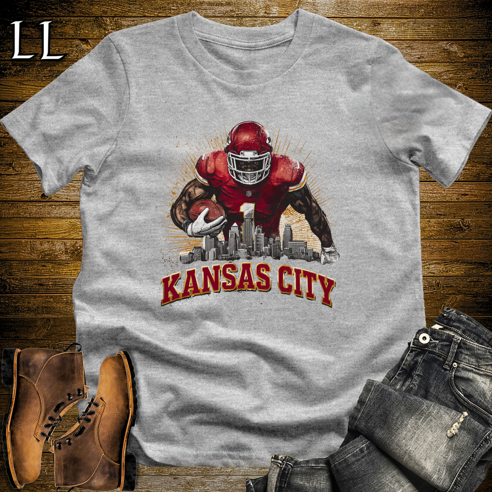 Chiefs Football Shirt Sport Grey | Kansas City Fan Tee