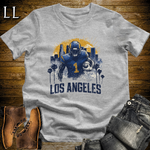 Rams Football Shirt Sport Grey | LA Rams Fan Tee